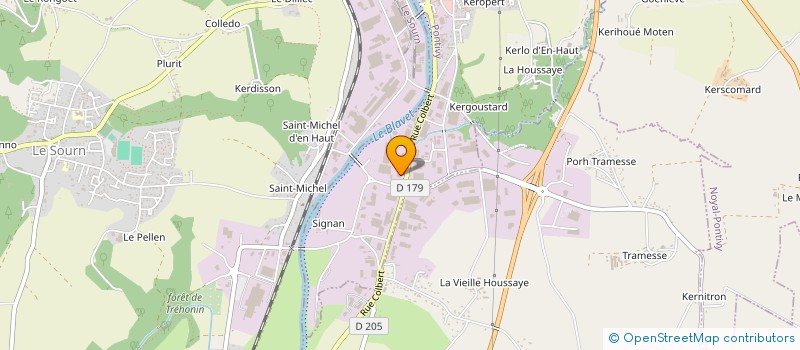 localisation de l'entreprise PONTIVY AUTOMOBILES à PONTIVY
