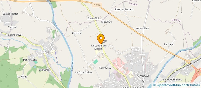 localisation de l'entreprise PONTIVY ELECTRICITE AUTOMATISMES INDUSTRIELS à SAINT-THURIAU
