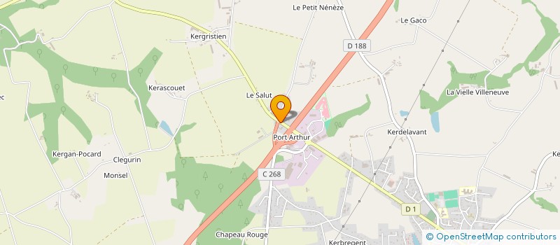 localisation de l'entreprise PONTIVY ENTREPOTS à PLUMELIAU-BIEUZY