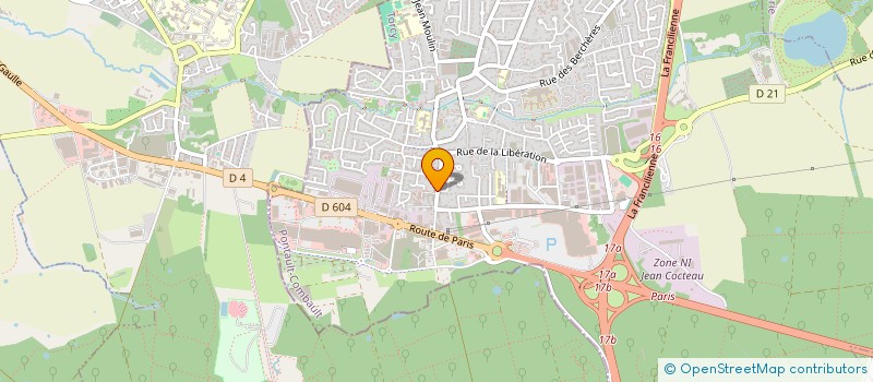 localisation de l'entreprise PONTO à PONTAULT-COMBAULT