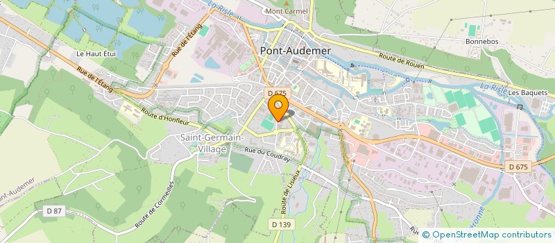 localisation de l'entreprise PONTO FIVE  PONT-AUDEMER