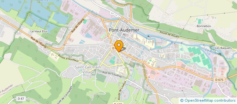 localisation de l'entreprise PONTO TT  PONT-AUDEMER