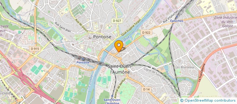 localisation de l'entreprise PONTOISE CERGY AUTOMOBILES à SAINT-OUEN-L'AUMONE