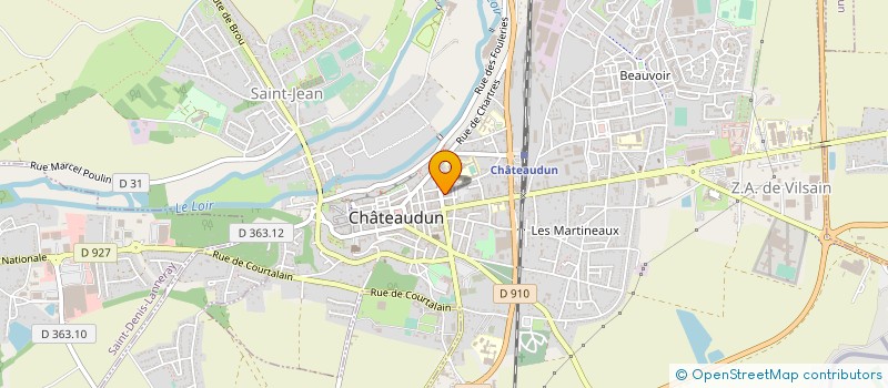 localisation de l'entreprise PONTOISE IMMO  CHATEAUDUN