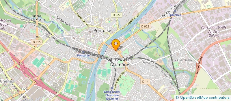 localisation de l'entreprise PONTOISE MOTO à SAINT-OUEN-L'AUMONE