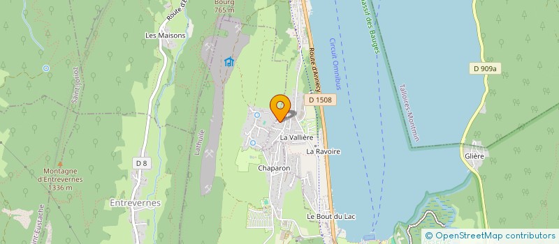 localisation de l'entreprise PONTON DERONZIER  DOUSSARD