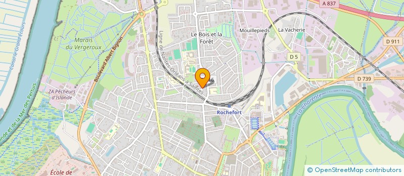 localisation de l'entreprise PONTON EVASION 17  VERGEROUX