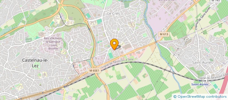 localisation de l'entreprise PONTON INVEST  LE CRES
