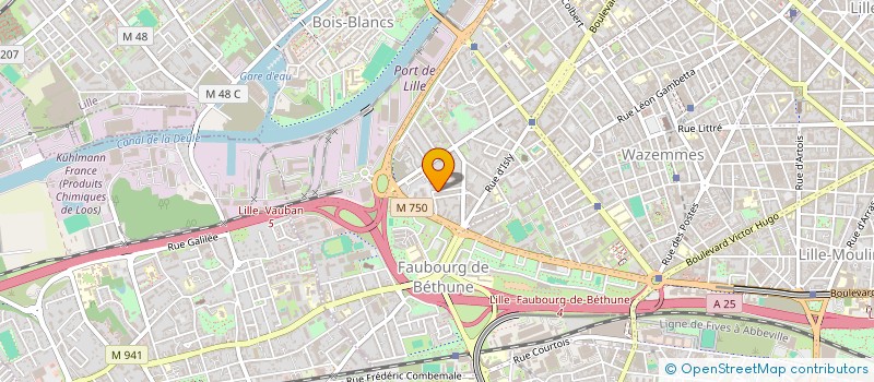 localisation de l'entreprise PONTOREAU TOUTOU à LILLE