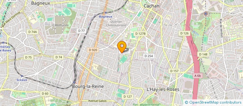 localisation de l'entreprise PONTRIEUX  CACHAN