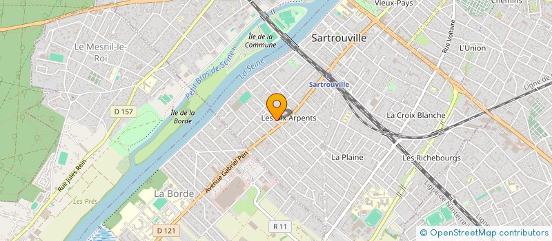 localisation de l'entreprise PONTROMA  SARTROUVILLE