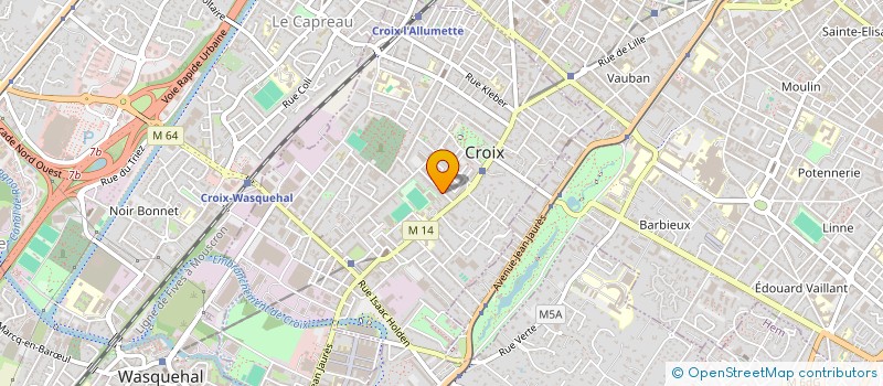 localisation de l'entreprise PONTZEELE BREIZH 59 à CROIX