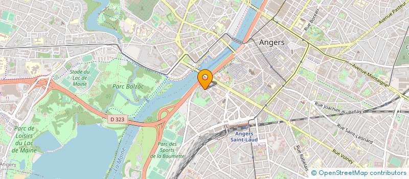 localisation de l'entreprise PONY  ANGERS