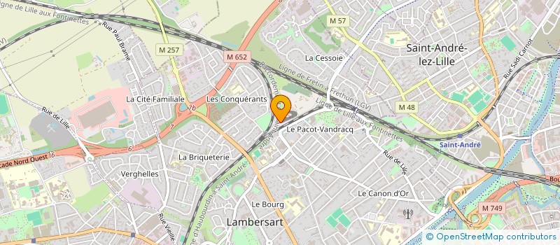 localisation de l'entreprise PONY DRIVER à LAMBERSART