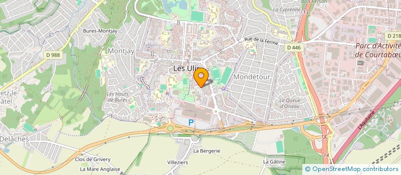 localisation de l'entreprise PONY SARL à LES ULIS