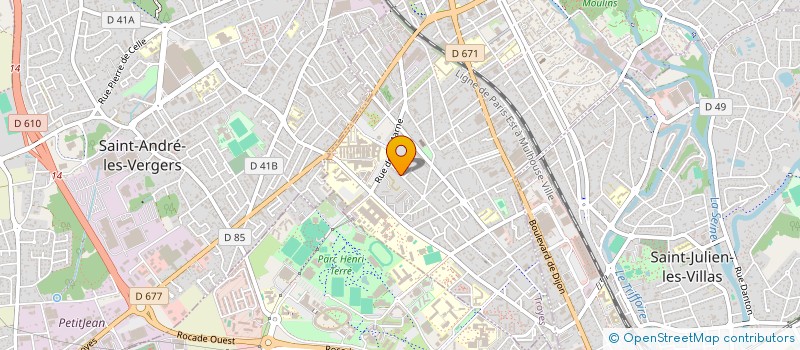localisation de l'entreprise PONZIANO à TROYES