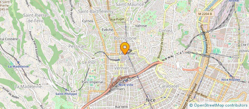 localisation de l'entreprise PONZIO MIRTILLO à NICE
