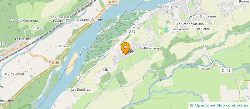 localisation de l'entreprise POO PARTY  BREHEMONT