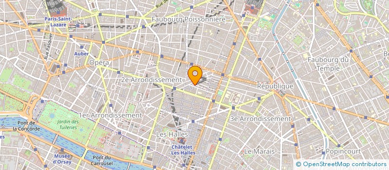 localisation de l'entreprise POOJA 2  PARIS