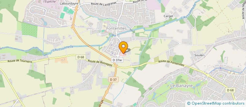 localisation de l'entreprise POOKA  FONTENILLES