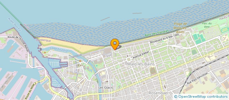 localisation de l'entreprise POOKY à DUNKERQUE