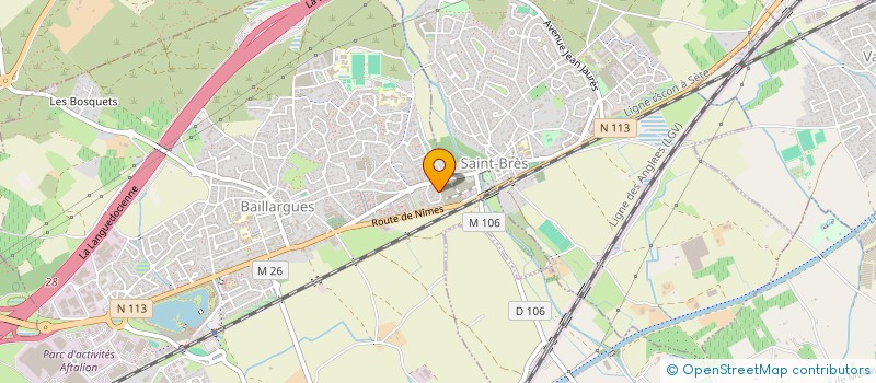 localisation de l'entreprise POOL AIR  BAILLARGUES