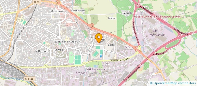 localisation de l'entreprise POOL CLEAN à BEZIERS