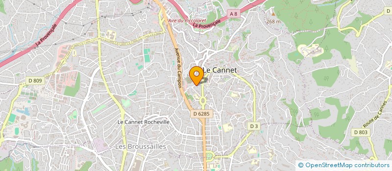 localisation de l'entreprise POOL CONCEPT à LE CANNET