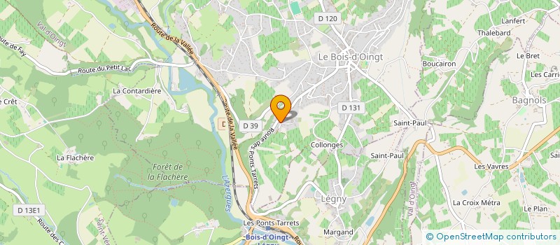 localisation de l'entreprise POOL DIFFUSION FRANCE à VAL D'OINGT