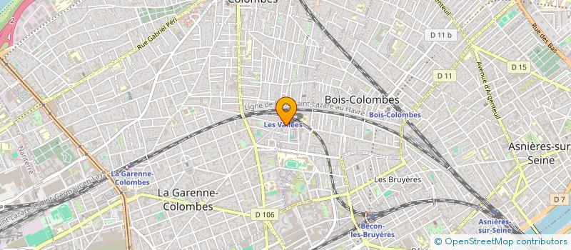 localisation de l'entreprise POOL EVENT PROD à BOIS-COLOMBES