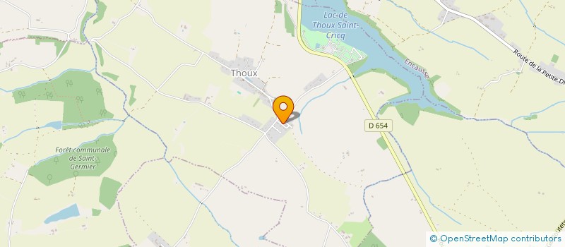 localisation de l'entreprise POOL EVENTS  THOUX