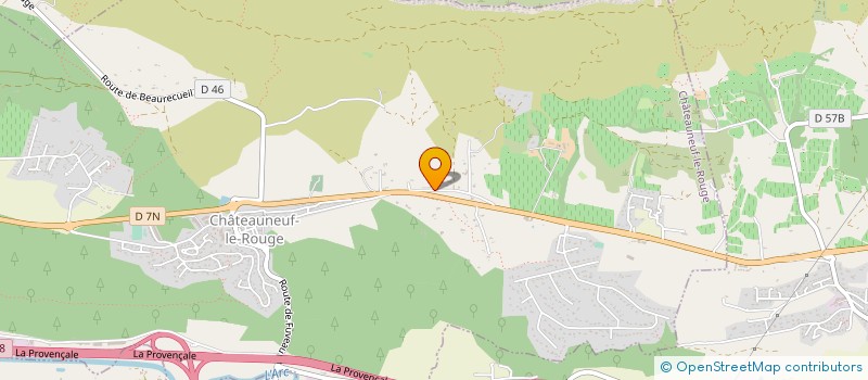 localisation de l'entreprise POOL FLEX  CHATEAUNEUF-LE-ROUGE