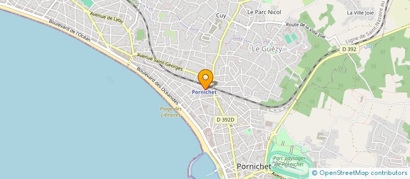 localisation de l'entreprise POOL IMMOBILIER à PORNICHET