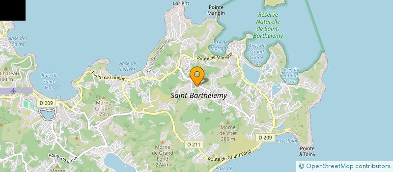 localisation de l'entreprise POOL PARADISE à SAINT-BARTHELEMY