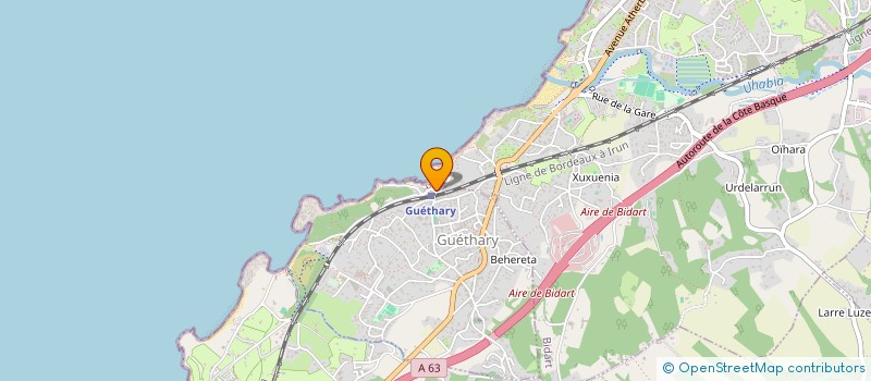 localisation de l'entreprise POOL PARLEMENTIA  GUETHARY