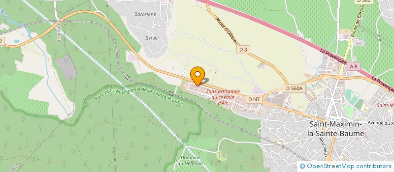 localisation de l'entreprise POOL PASSION à SAINT-MAXIMIN-LA-SAINTE-BAUME