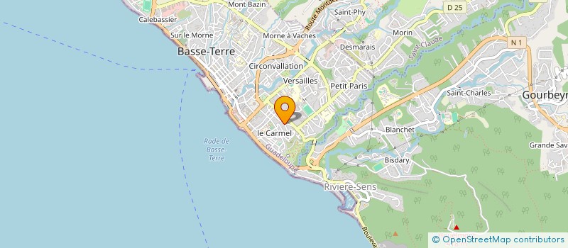 localisation de l'entreprise POOL-POSITION à BASSE-TERRE