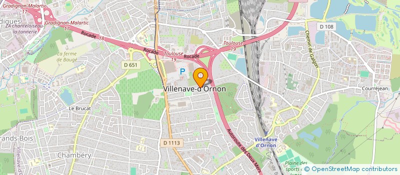 localisation de l'entreprise POOL TECH SARL à VILLENAVE-D'ORNON