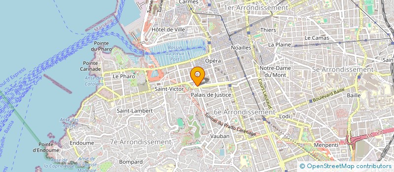 localisation de l'entreprise POOLKER à MARSEILLE