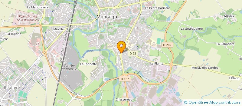 localisation de l'entreprise POOLPO à MONTAIGU-VENDEE