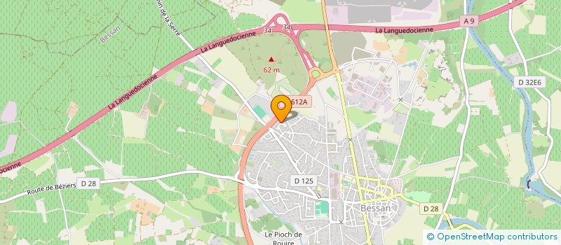 localisation de l'entreprise POOLTECH PISCINE  BESSAN