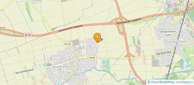 localisation de l'entreprise POOLWATT à GEISPOLSHEIM
