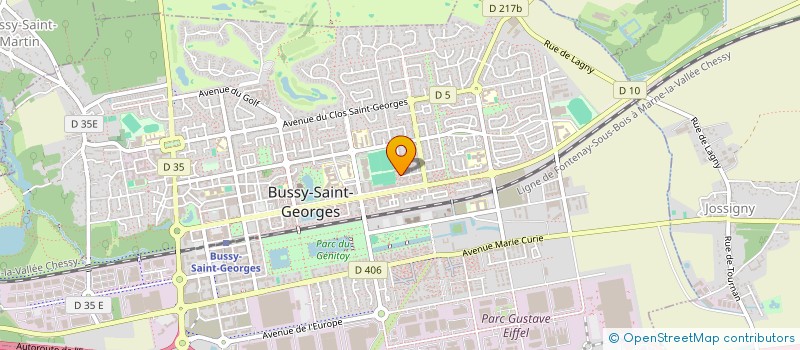 localisation de l'entreprise POON IMMO  BUSSY-SAINT-GEORGES