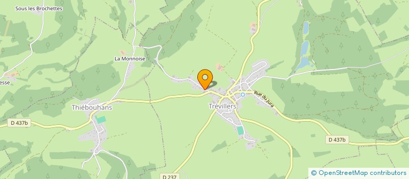 localisation de l'entreprise POON'S AVENTURE  INDEVILLERS