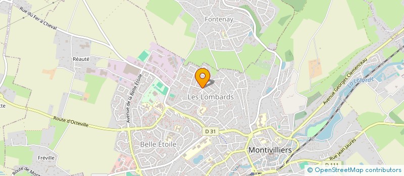 localisation de l'entreprise POONA MONTIVILLIERS BADMINTON-CLUB  MONTIVILLIERS