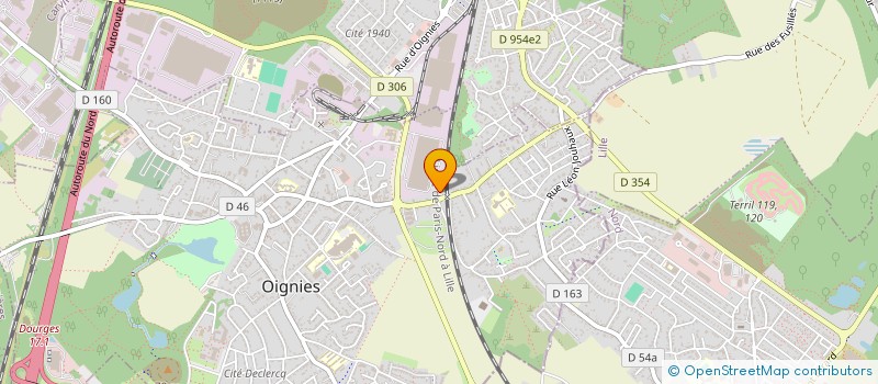 localisation de l'entreprise POOP 50'  OIGNIES