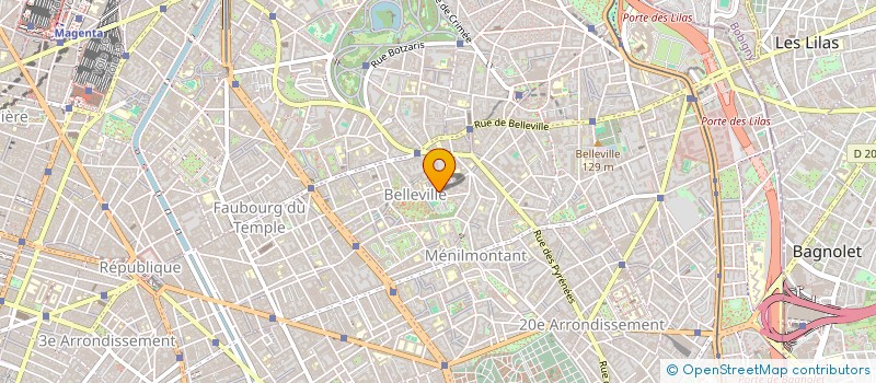 localisation de l'entreprise POP  PARIS