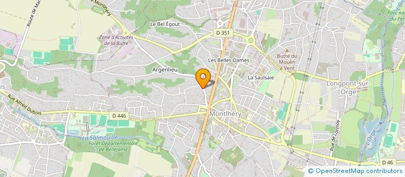 localisation de l'entreprise POP à MONTLHERY
