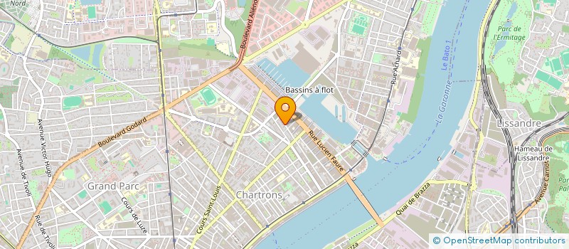 localisation de l'entreprise POP  BORDEAUX