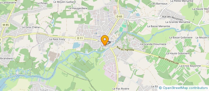 localisation de l'entreprise POP  PONT-SAINT-MARTIN